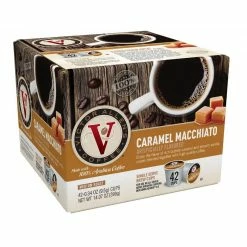 Victor Allen's Caramel Macchiato Single Serve Coffee, 42 Count