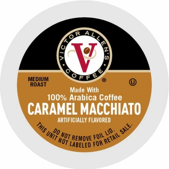 Victor Allen's Caramel Macchiato Single Serve Coffee, 42 Count 2 Victor Allen's Caramel Macchiato Single Serve Coffee, 42 Count - Image 2