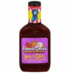 Famous Dave's Sweet & Zesty BBQ Sauce, 20 oz. - Condiments & Sauces