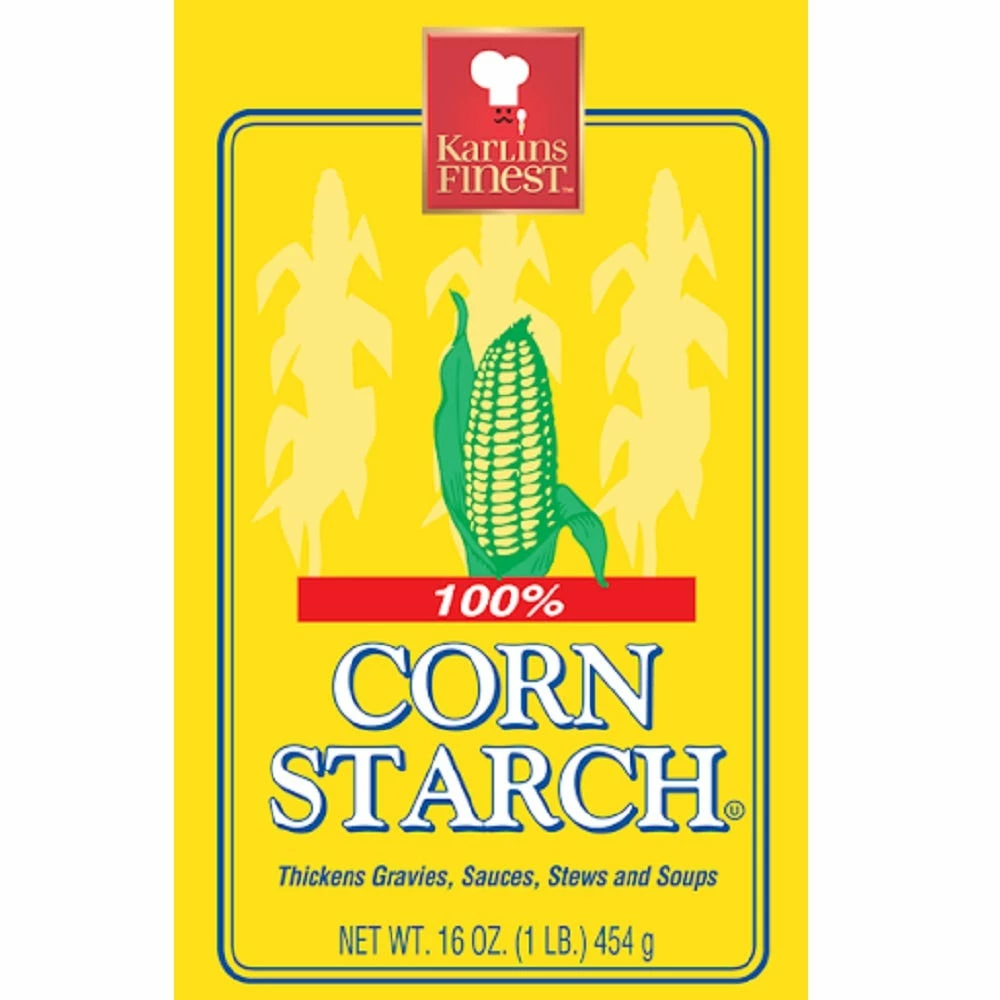 Karlins Finest™ Corn Starch, 16 oz. - Baking Essentials 1 Karlins Finest™ Corn Starch, 16 oz. - Baking Essentials