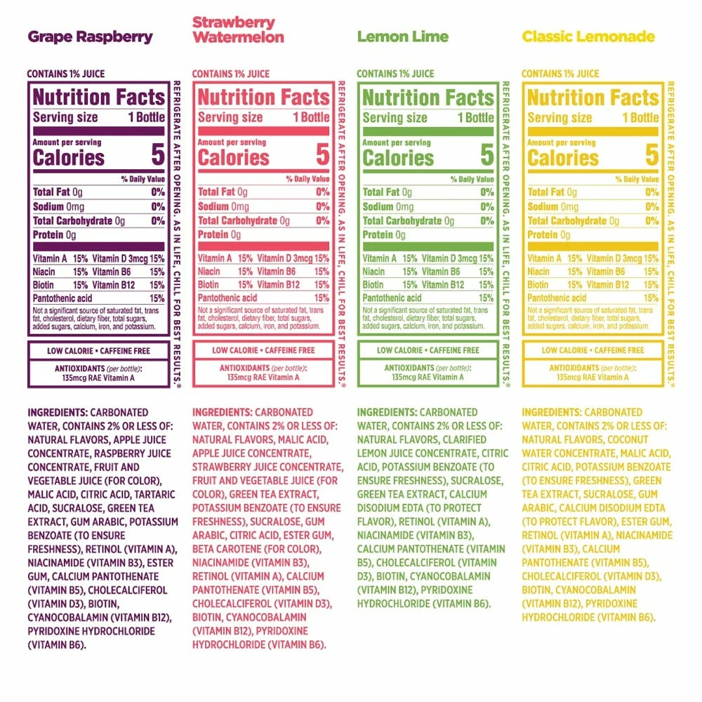 Sparkling Ice 17 oz. Bottle Blue Variety, 12 Pack - Water 5 Sparkling Ice 17 oz. Bottle Blue Variety, 12 Pack - Water - Image 5