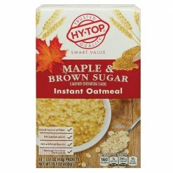 HyTop Maple and Brown Sugar Instant Oatmeal, 15.1 oz.