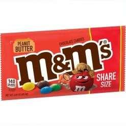 M&M's Peanut Butter King Size Candy, 2.83 oz. - Chocolate