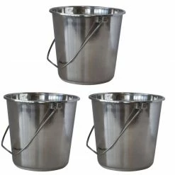 AmeriHome XLarge Stainless Steel Bucket 3 Piece Set - SSB528SET - Baskets 13 AmeriHome XLarge Stainless Steel Bucket 3 Piece Set - SSB528SET - Baskets -Food & Household Goods Sales 4c992c25d9aa38bc90c5b8a165e3f0f10891322a amerihome xlarge stainless steel bucket set 3 piece ssb528set