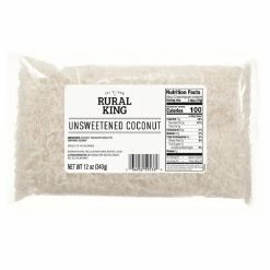 Rural King Unsweetened Coconut, 12 oz. - Dried Fruit