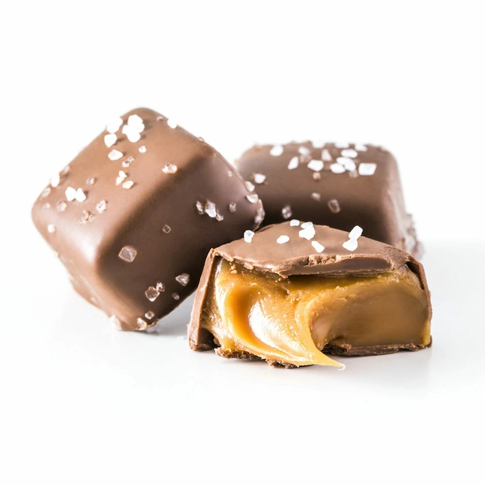 Copper Kettle Milk Chocolate Caramels with Sea Salt, 31 oz. 2 Copper Kettle Milk Chocolate Caramels with Sea Salt, 31 oz. - Image 2