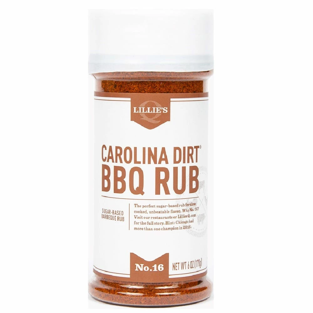 Lillie's Q Carolina Dirt Rub, 6 oz. - Spices & Seasonings 1 Lillie's Q Carolina Dirt Rub, 6 oz. - Spices & Seasonings