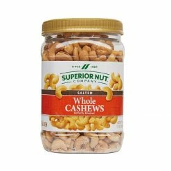 Superior Nut Company Roasted & Salted Whole Cashews, 30 oz.