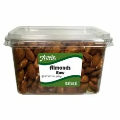 Ava's Snacks Natural Raw Almonds, 22 oz.