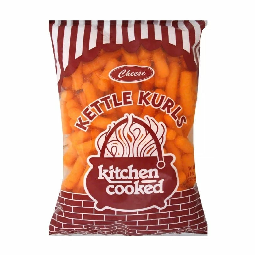 Kitchen Cooked Cheese Kettle Kurls, 11 oz. Bag - Chips & Crackers 1 Kitchen Cooked Cheese Kettle Kurls, 11 oz. Bag - Chips & Crackers