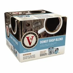 Victor Allen's Donut Shop Blend Single Serve Coffee Cups, 42 Count