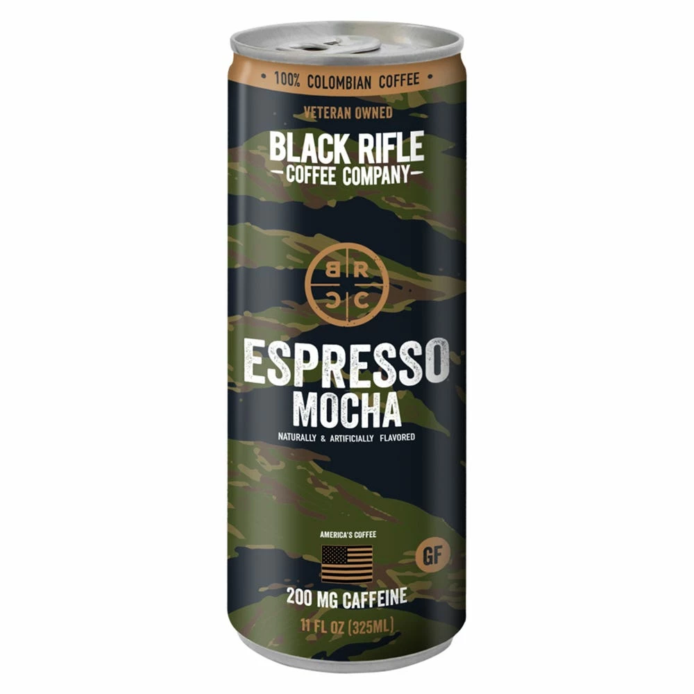 Black Rifle Coffee Company Ready-to-Drink Espresso Mocha, 11 oz. - Coffee Supplies 1 Black Rifle Coffee Company Ready-to-Drink Espresso Mocha, 11 oz. - Coffee Supplies