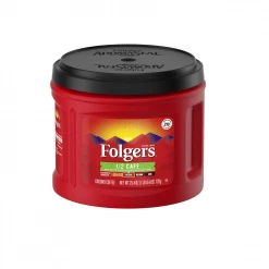 Folgers Half Caff Ground Coffee, Medium Roast, 25.4 oz Canister