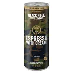Black Rifle Coffee Company Ready-to-Drink Espresso with Cream, 11 oz. - Coffee Supplies