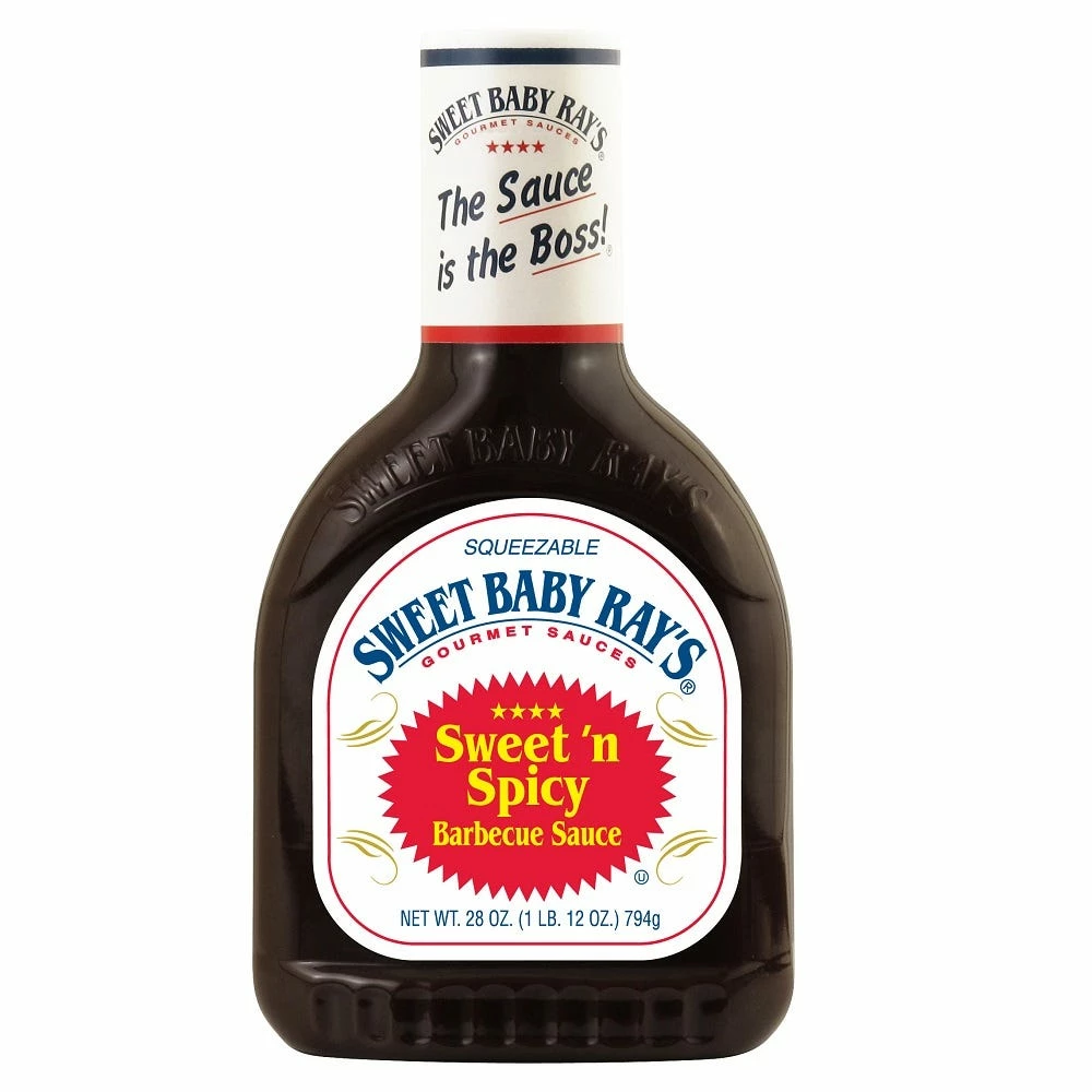 Sweet Baby Ray's Sweet 'n Spicy BBQ Sauce, 28 oz. - Condiments & Sauces 1 Sweet Baby Ray's Sweet 'n Spicy BBQ Sauce, 28 oz. - Condiments & Sauces
