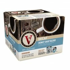 Victor Allen's Decaf Donut Shop Single Serve Coffee, 42 Count
