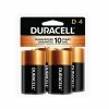 Duracell Coppertop D Alkaline Batteries, 4 Pack - Household Batteries