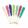 Squire Boone Single Rock Crystal Candy Sticks, Assorted Colors - Hard Candy & Lollipops