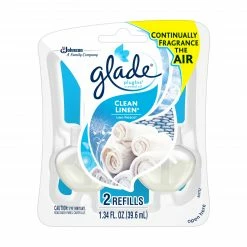 Glade Clean Linen Plugins Scented Oil Refills 14384 - Air Fresheners