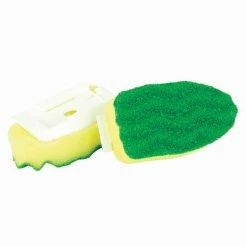 Libman Scouring Sponge Soap Dispensing Dish Wand Refills, 2-Pack - Cleaning & Janitorial Supplies