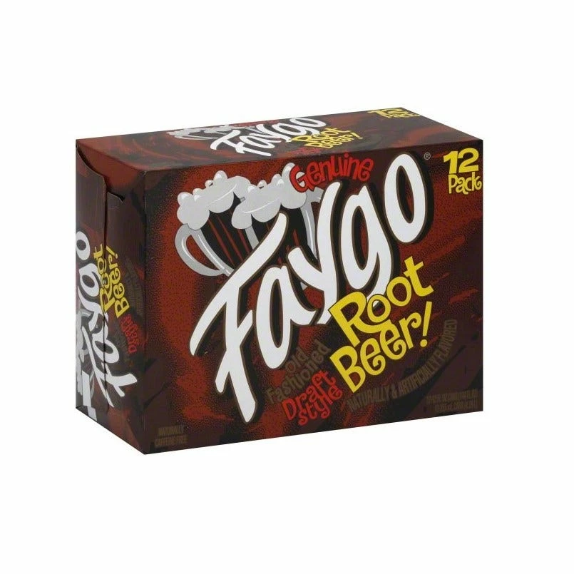 Faygo Draft Style Root Beer Soda, 12 Pack of 12 oz. Cans 1 Faygo Draft Style Root Beer Soda, 12 Pack of 12 oz. Cans