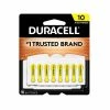 Duracell Size 10 Yellow Hearing Aid Batteries, 16 Pack - Household Batteries