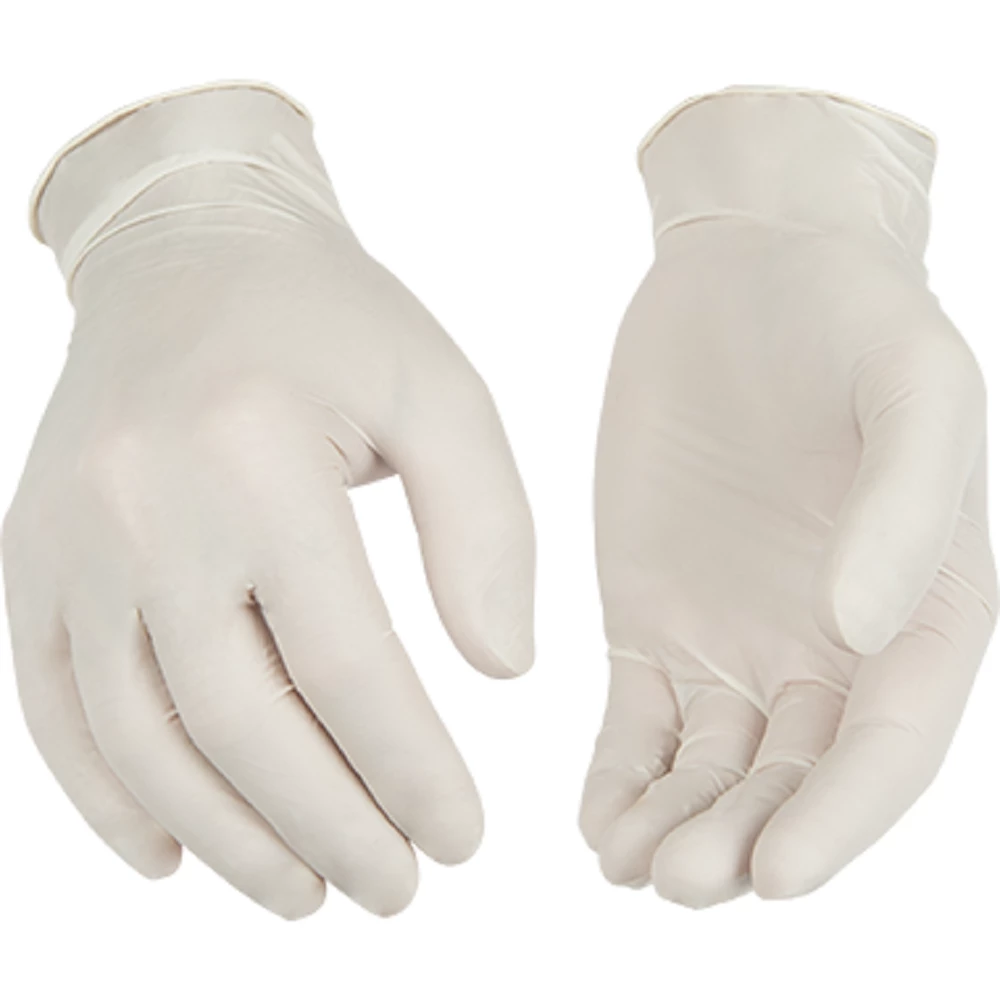 Kinco Disposable White Latex Gloves Large, 100 Pack - SLB0104-4-L - Cleaning Tools 1 Kinco Disposable White Latex Gloves Large, 100 Pack - SLB0104-4-L - Cleaning Tools