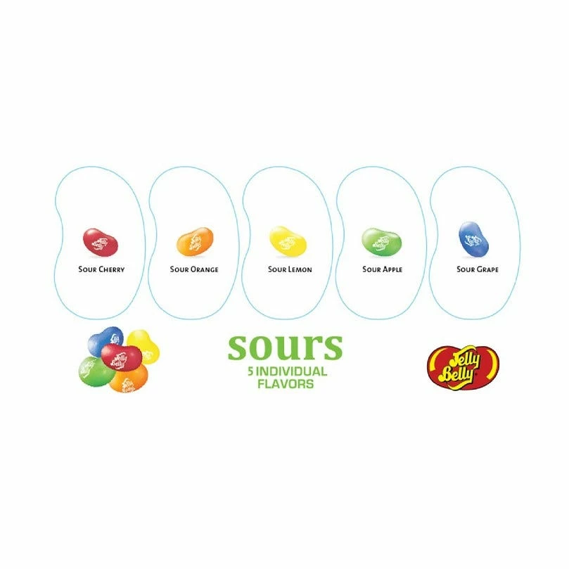 Jelly Belly® Sours Gourmet Jelly Beans, 3.5 oz. - Gummy & Chewy 3 Jelly Belly® Sours Gourmet Jelly Beans, 3.5 oz. - Gummy & Chewy - Image 3
