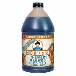 Aunt Bertie's Un-Sweet Tea Concentrate, Half Gallon - 50602 - Beverages
