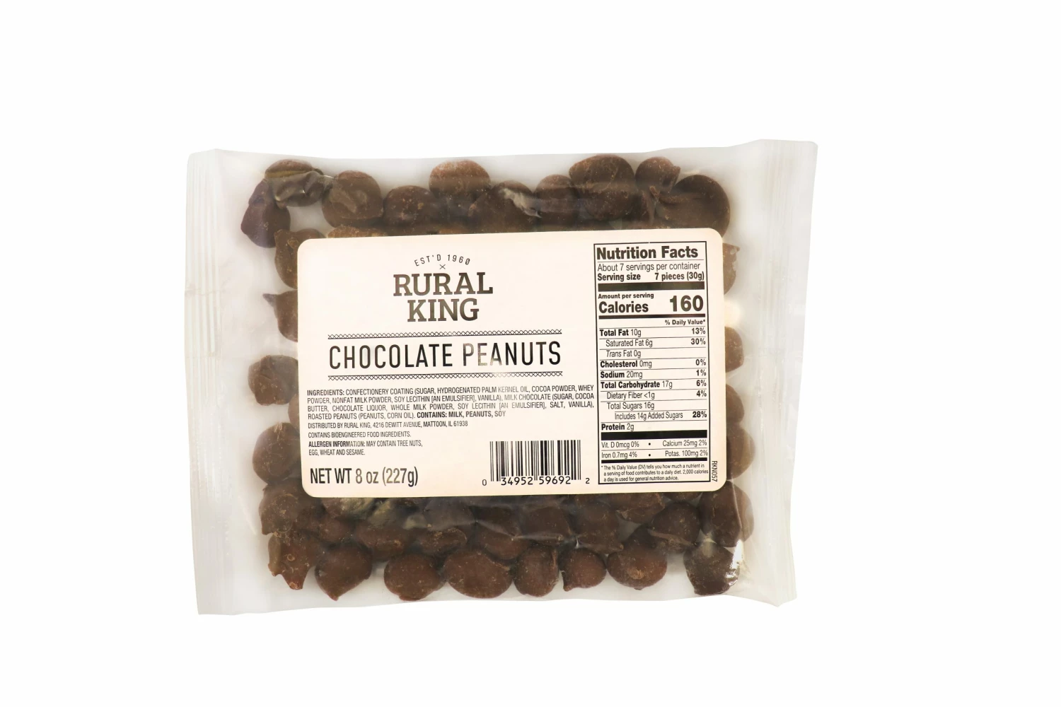Rural King Chocolate Peanuts - Candy & Gum 1 Rural King Chocolate Peanuts - Candy & Gum