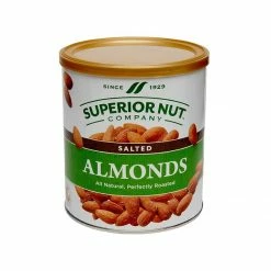 Superior Nut Company Roasted & Salted Almonds, 15 oz.