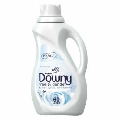 Procter and Gamble Distributing Downy Free & Gentle Liquid Fabric Softener 51oz 60LD - Laundry Detergent