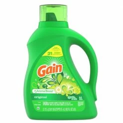 Gain Liquid 2X HEC Original AromaBoost 64 Load, 92 Fl. Oz. - 80365068 - Laundry Detergent