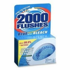 Various Brands 2000 Flushes Blue Plus Bleach 208017 - Toilet Cleaners