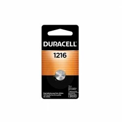 Duracell 1216 3V Lithium Coin Battery, 1 Pack - Household Batteries