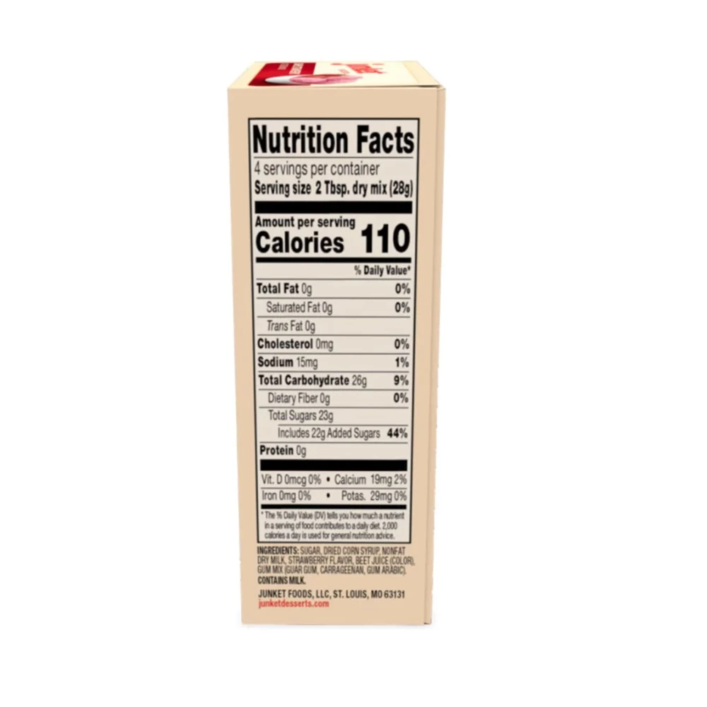 Junket Strawberry Ice Cream Mix, 4 oz. - 42401 - Baking Essentials 4 Junket Strawberry Ice Cream Mix, 4 oz. - 42401 - Baking Essentials - Image 4