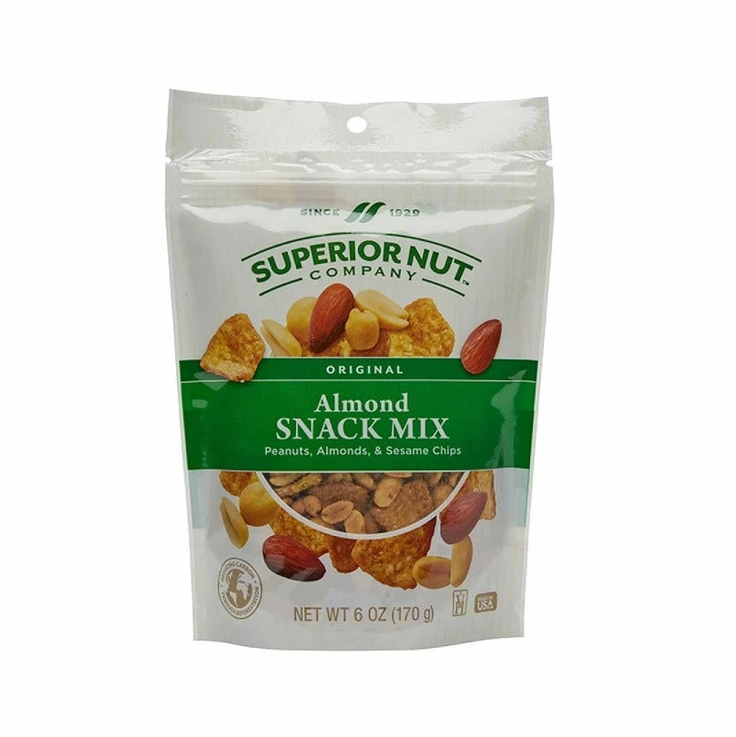 Superior Nut Company Original Almond Snack Mix, 6 oz. - Almonds 1 Superior Nut Company Original Almond Snack Mix, 6 oz. - Almonds