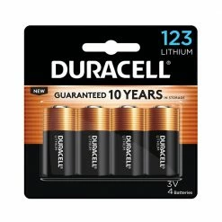 Duracell 123 3V High Power Lithium Battery, 4 Pack - Household Batteries
