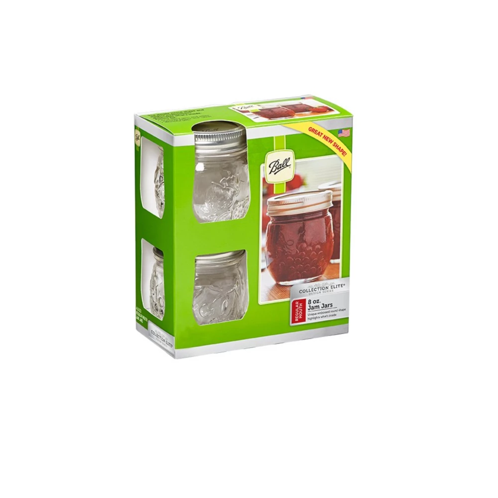 Ball Half Pint Jam Jars, 8oz - 1440081210 - Canning Jars, Bands & Lids 1 Ball Half Pint Jam Jars, 8oz - 1440081210 - Canning Jars, Bands & Lids