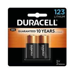 Duracell 123 3V High Power Lithium Battery, 2 Pack - Household Batteries