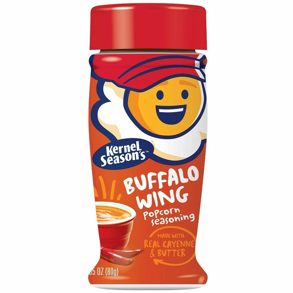 Kernel Seasoning Kernel Season's® Buffalo Wing Popcorn Seasoning, 2.8 oz. - Spices & Seasonings 1 Kernel Seasoning Kernel Season's® Buffalo Wing Popcorn Seasoning, 2.8 oz. - Spices & Seasonings
