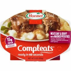 Hormel Compleats® Meatloaf and Mashed Potatoes 10oz - 616880034 - Microwave Meals