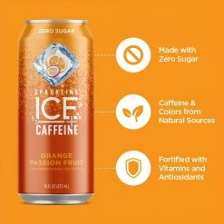 Sparkling Ice +Caffeine Orange Passionfruit Sparkling Water, 16 oz. 6 Sparkling Ice +Caffeine Orange Passionfruit Sparkling Water, 16 oz. -Food & Household Goods Sales 74933ae5eebd907650872f6723f43eb74983fb5f 56165020 3