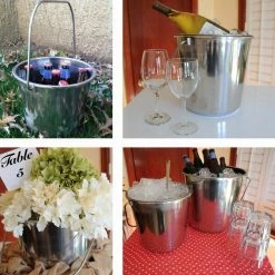 AmeriHome Small Stainless Steel Bucket 3 Piece Set - SSB132SET - Baskets -Food & Household Goods Sales 7598c776a15e3163648b84116c82d03482633f83 amerihome small stainless steel bucket set 3 piece ssb132set 8