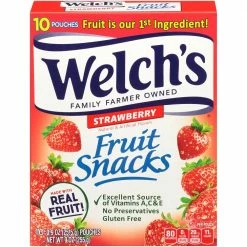 Welch's Strawberry Fruit Snacks, 9 oz.