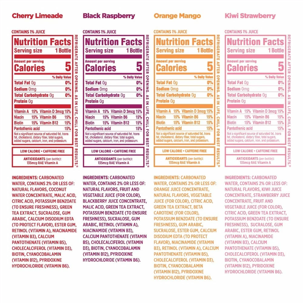 Sparkling Ice 17 oz. Bottle Purple Variety, 12 Pack - Water 5 Sparkling Ice 17 oz. Bottle Purple Variety, 12 Pack - Water - Image 5