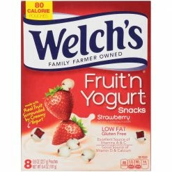 Welch's Strawberry Fruit 'n Yogurt Fruit Snacks, 8 Pouches