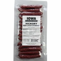 Iowa Smokehouse Hickory Beef Stick Stubbies, 8 oz. - Jerky