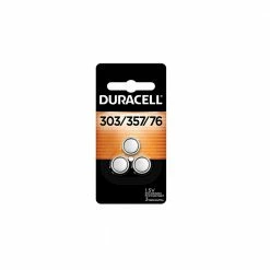 Duracell 303/357 Silver Oxide Button Battery, 3 Pack - Household Batteries