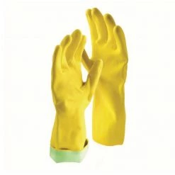 Libman Premium Plus Reusable Latex Gloves 1-pack, Large - Cleaning & Janitorial Supplies